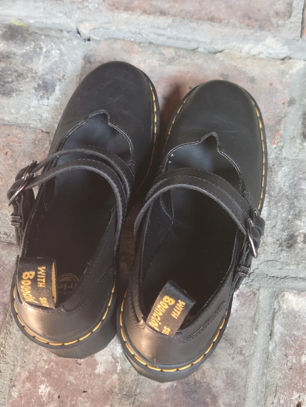 Dr. Martens Eviee Leather Heeled Shoes - Picture 9 of 12